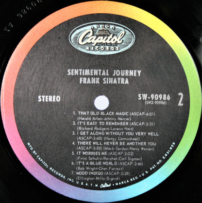 Frank Sinatra : Sentimental Journey (LP, Comp, Club)