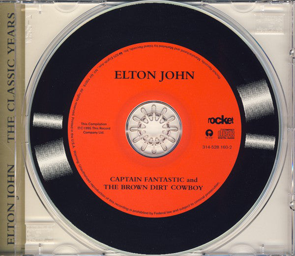 Elton John : Captain Fantastic And The Brown Dirt Cowboy (CD, Album, RE, RM)