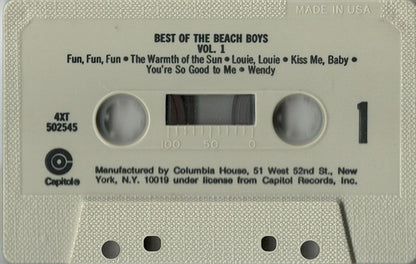The Beach Boys : Best Of The Beach Boys, Vol. 1 (Cass, Comp, Club, RE)
