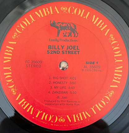 Billy Joel : 52nd Street (LP, Album, Pit)