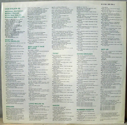 Van Halen : 5150 (LP, Album, Club)