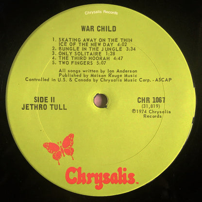 Jethro Tull : War Child (LP, Album, Ter)