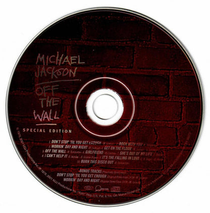Michael Jackson : Off The Wall (CD, Album, RE, RM, S/Edition)