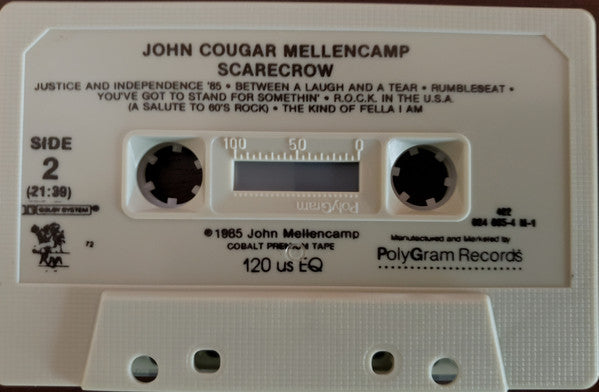 John Cougar Mellencamp : Scarecrow (Cass, Album, Cob)