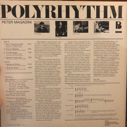 Peter Magadini*, Don Menza, Dave Young (3), George Duke : Polyrhythm (LP, Album)