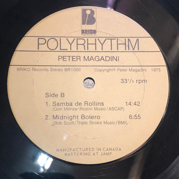 Peter Magadini*, Don Menza, Dave Young (3), George Duke : Polyrhythm (LP, Album)