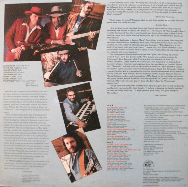 Lonnie Mack : Strike Like Lightning (LP, Album, Hub)