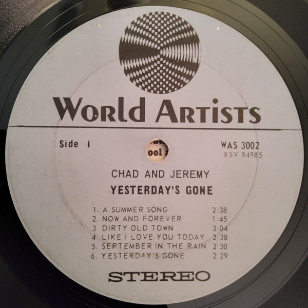 Buy Chad & Jeremy : Yesterday's Gone (LP, Album, Pit) Online for a