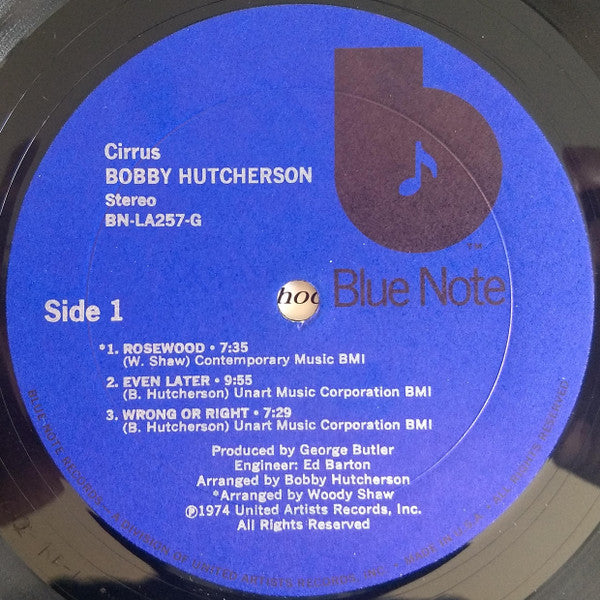 Bobby Hutcherson : Cirrus (LP, Album)