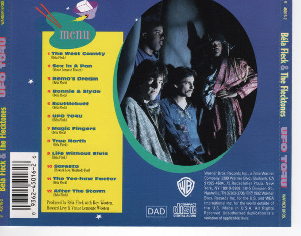 Béla Fleck & The Flecktones : UFO TOFU (CD, Album, M/Print)