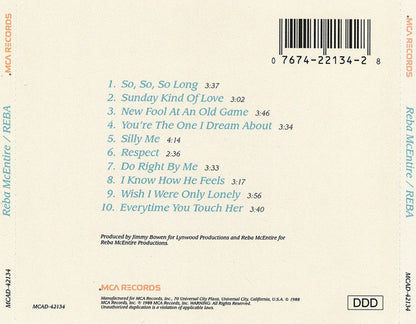 Reba McEntire : Reba (CD, Album)