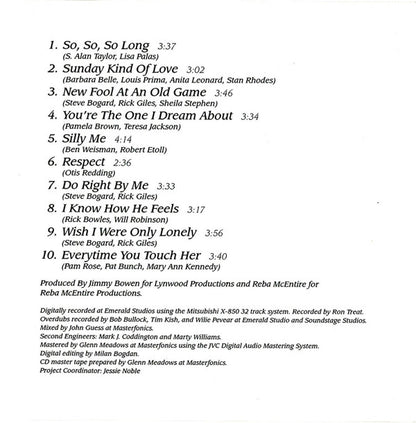 Reba McEntire : Reba (CD, Album)