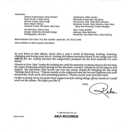 Reba McEntire : Reba (CD, Album)