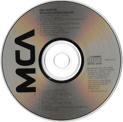 Reba McEntire : Whoever's In New England (CD, Album, RE)
