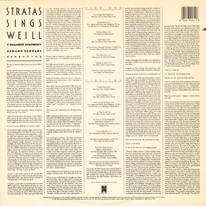 Stratas*, Y Chamber Symphony, Gerard Schwarz - Weill* : Stratas Sings Weill (LP, Album, Spe)