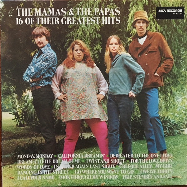 The Mamas & The Papas : 16 Of Their Greatest Hits (LP, Album, Comp, Pin)