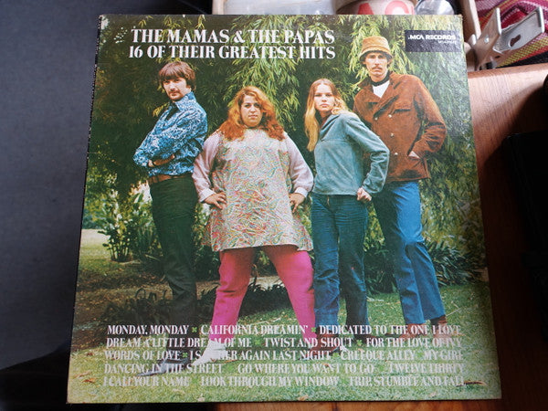 The Mamas & The Papas : 16 Of Their Greatest Hits (LP, Album, Comp, Pin)