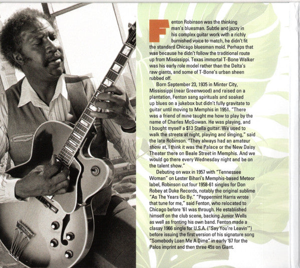 Fenton Robinson : Monday Morning Boogie & Blues (CD, Comp, RE, RM + CD, Album)