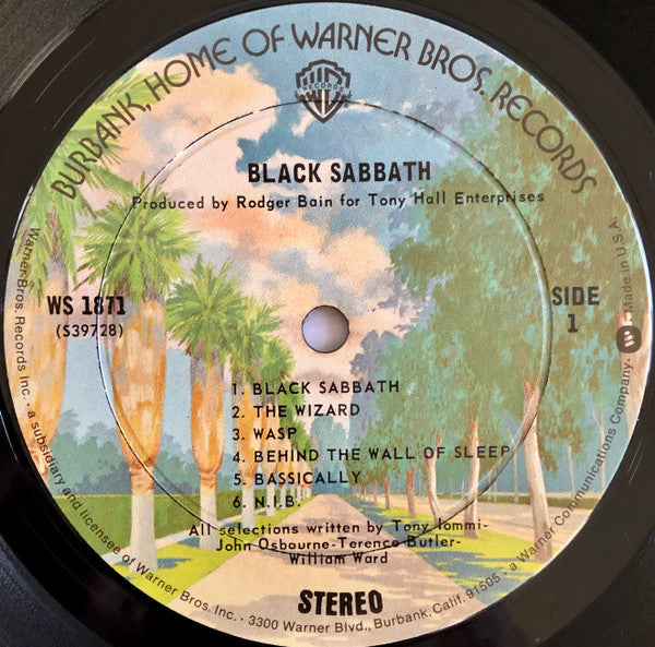 Black Sabbath : Black Sabbath (LP, Album, RE, Ter)