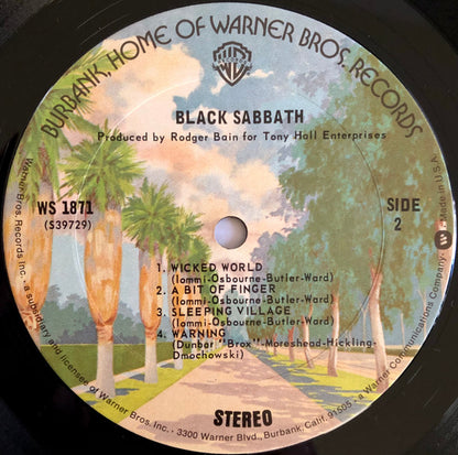Black Sabbath : Black Sabbath (LP, Album, RE, Ter)