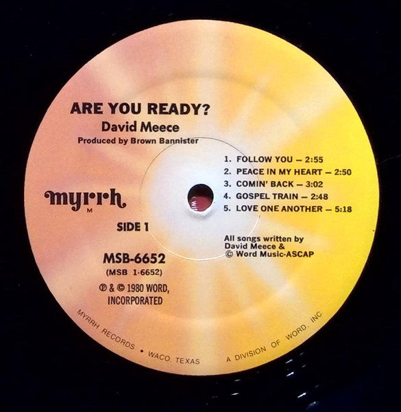 David Meece : Are You Ready? (LP, Album)