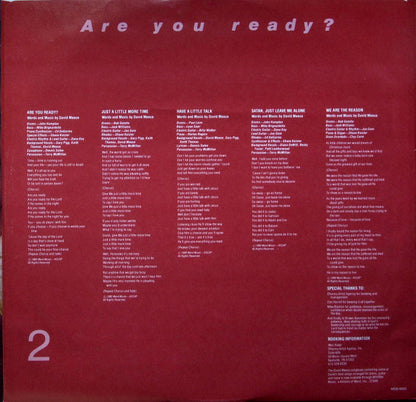 David Meece : Are You Ready? (LP, Album)