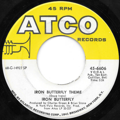 Iron Butterfly : In-A-Gadda-Da-Vida (7", Single, Mono, SP )