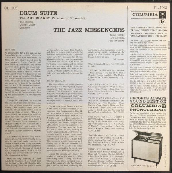 Art Blakey And The Jazz Messengers* : Drum Suite (LP, Album, Mono, RE)