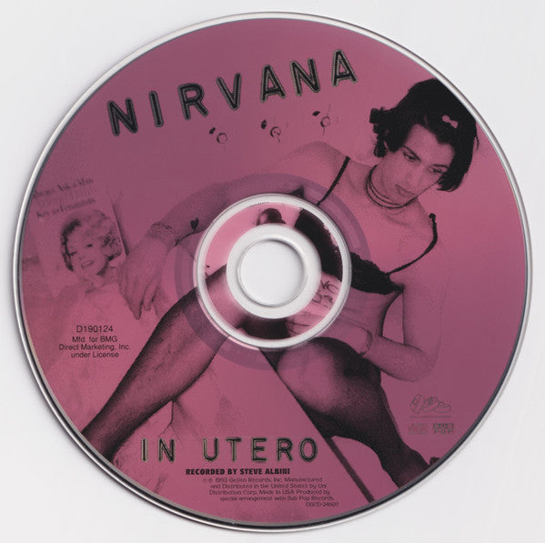 Nirvana : In Utero (CD, Album, Club, Son)