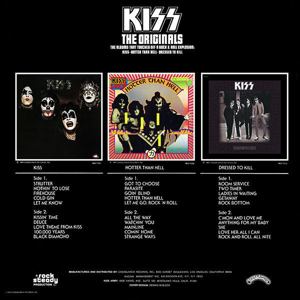 Kiss : The Originals (LP, Album + LP, Album + LP, Album + Comp)
