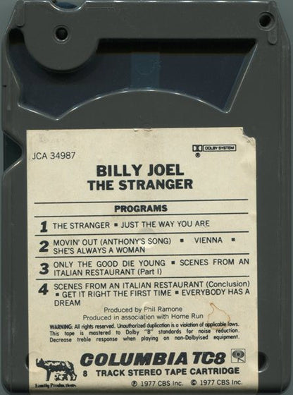 Billy Joel : The Stranger (8-Trk, Album)
