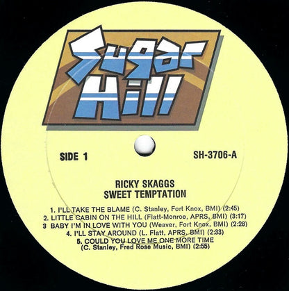 Ricky Skaggs : Sweet Temptation (LP, Album)