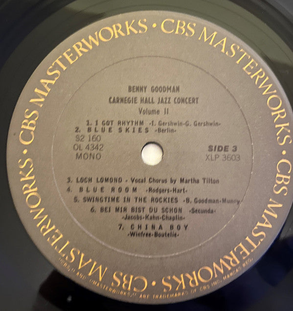 Benny Goodman : The Famous 1938 Carnegie Hall Jazz Concert (2xLP, Mono, RE, UPC + Box)