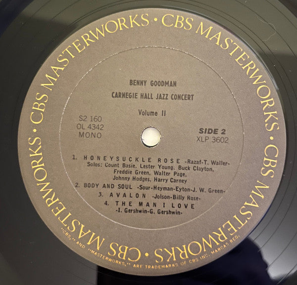 Benny Goodman : The Famous 1938 Carnegie Hall Jazz Concert (2xLP, Mono, RE, UPC + Box)