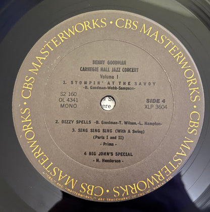 Benny Goodman : The Famous 1938 Carnegie Hall Jazz Concert (2xLP, Mono, RE, UPC + Box)