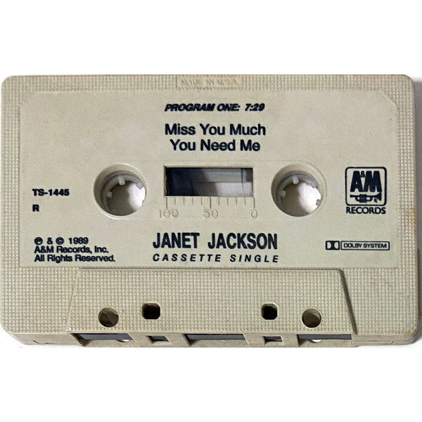 Janet Jackson : Miss You Much (Cass, Single, R)