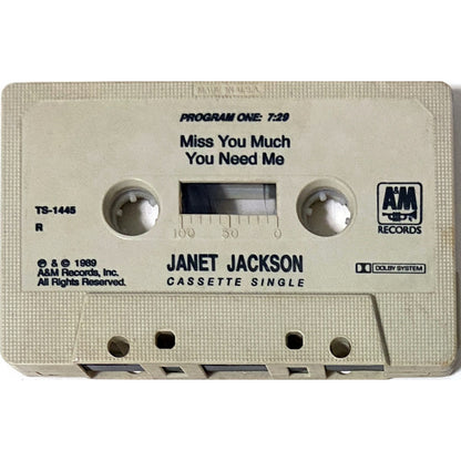 Janet Jackson : Miss You Much (Cass, Single, R)