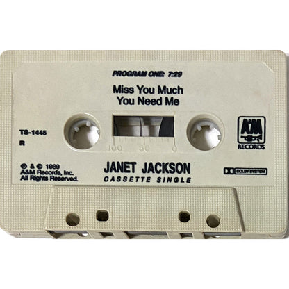 Janet Jackson : Miss You Much (Cass, Single, R)