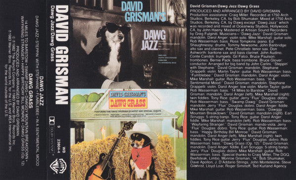 David Grisman : Dawg Jazz/Dawg Grass (Cass, Album)