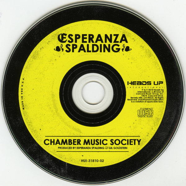 Esperanza Spalding : Chamber Music Society (CD, Album)