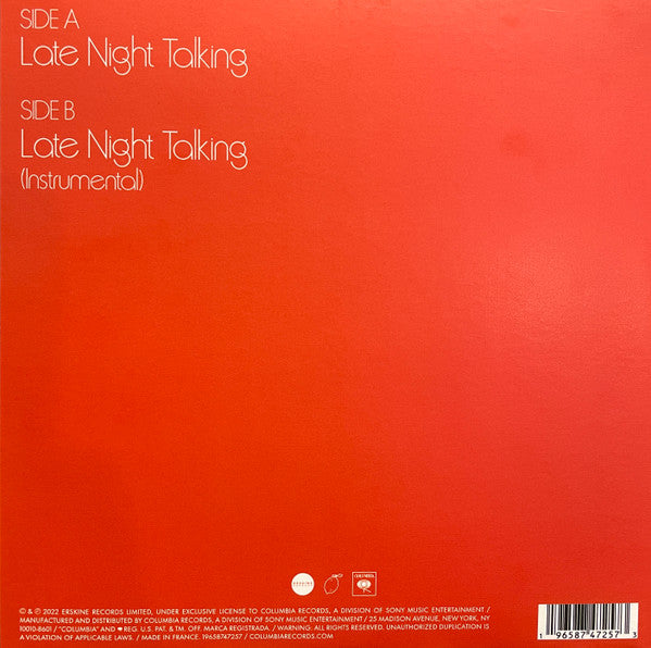 Harry Styles : Late Night Talking  (7", Single)