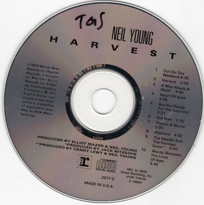 Neil Young : Harvest (CD, Album, Club, RE, WEA)