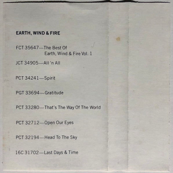 Earth, Wind & Fire : I Am (Cass, Album, RE, Dol)