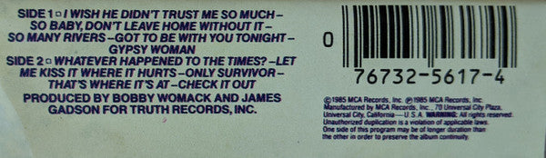 Bobby Womack : So Many Rivers (Cass, Album)