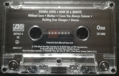 Donna Lewis : Now In A Minute (Cass, Album, SR,)