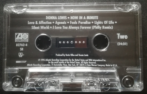 Donna Lewis : Now In A Minute (Cass, Album, SR,)