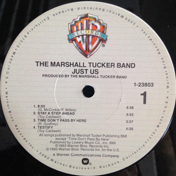 The Marshall Tucker Band : Just Us (LP, Album, Win)
