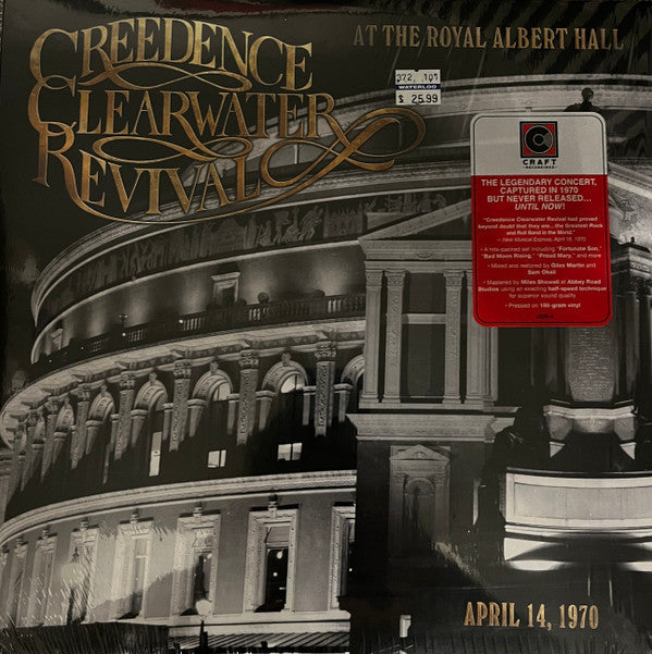Creedence Clearwater Revival : At The Royal Albert Hall (April 14, 1970) (LP, Album, 180)
