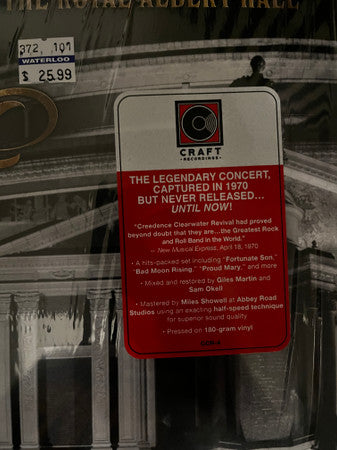 Creedence Clearwater Revival : At The Royal Albert Hall (April 14, 1970) (LP, Album, 180)