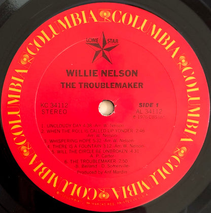 Willie Nelson : The Troublemaker (LP, Album, RE, Bar)